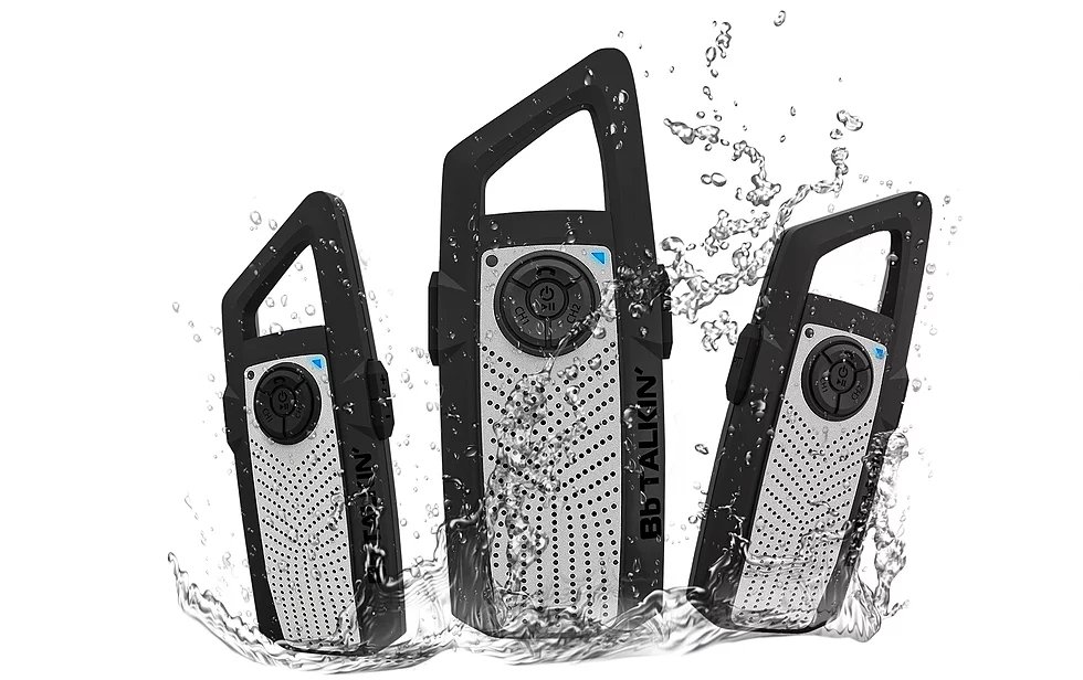 BBSPEAKER ALL-IN-ONE DEVISE (WALKIE-TALKIE + ADVANCE INTERCOM + MUSIC SPEAKER) waterproof IPX5