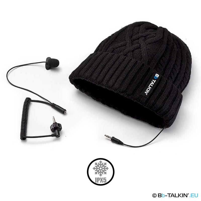 BbTalkin Audio-Beanie mit integrierten lautsprechern und mikrofon