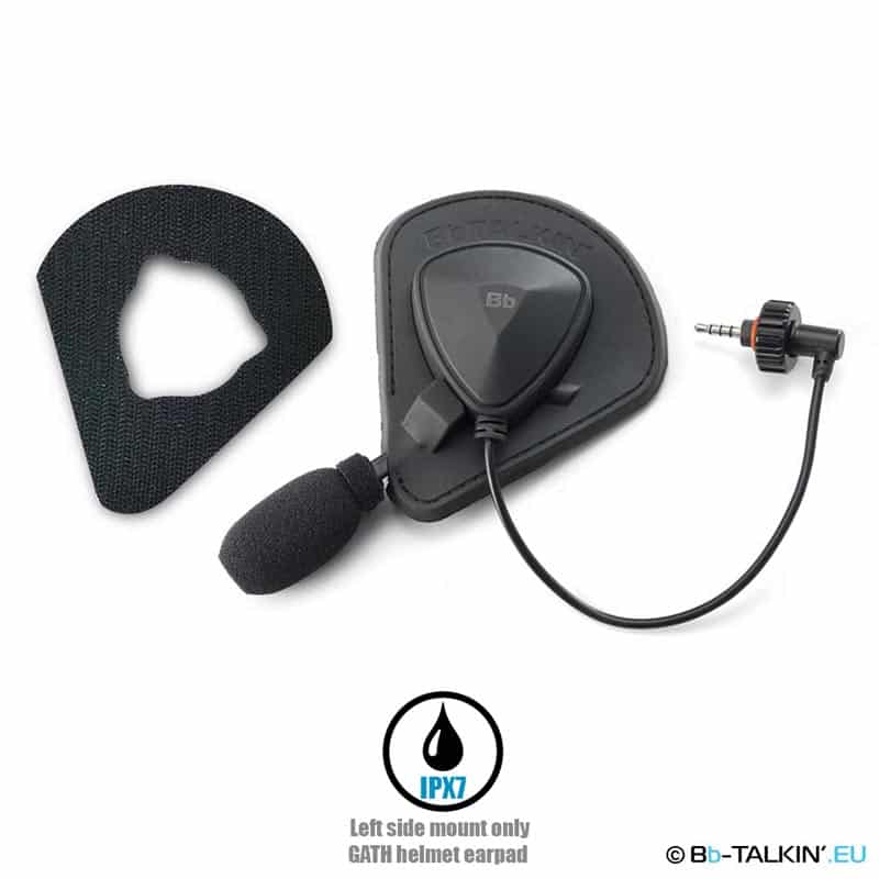 BbTalkin mono-helmpad-headset voor GATH-helmen