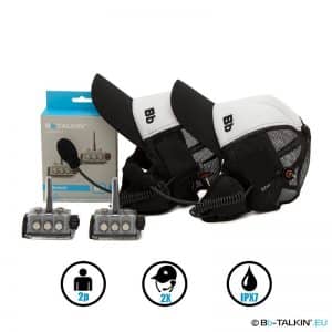 BbTalkin Advance 2p pack with two surf cap headsets