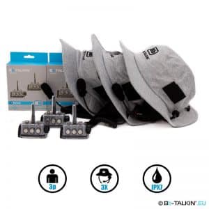 BbTalkin Advance 3p pack with 3x surf hat headset