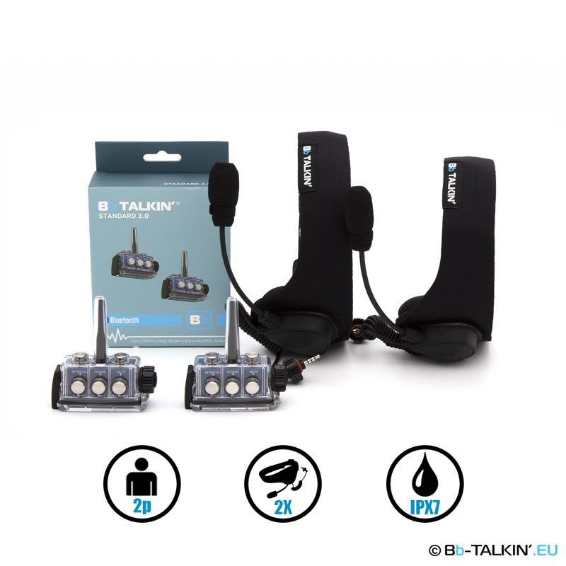 BbTalkin Advance 2p pack with two sports headsets