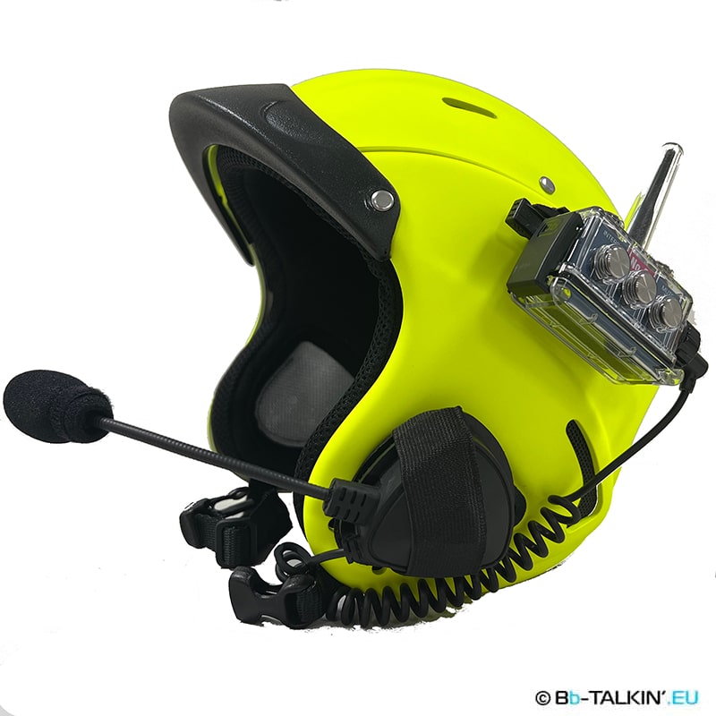 System for WRS rescue helmets with communication system